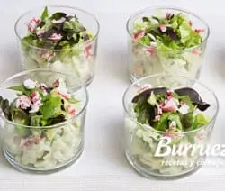 Ensalada de manzana y ápio.