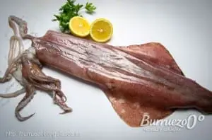 Calamar nacional entero de Burruezo congelados