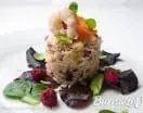 Ensalada de arroz y salmón ahumado