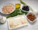 Ensalada de alubias blancas con bacalao