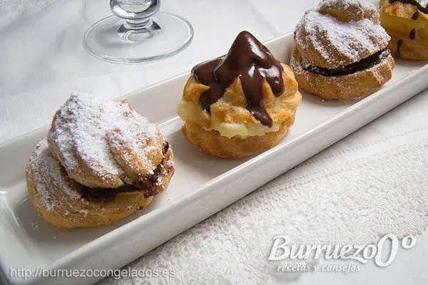 Lionesas de crema y chocolate