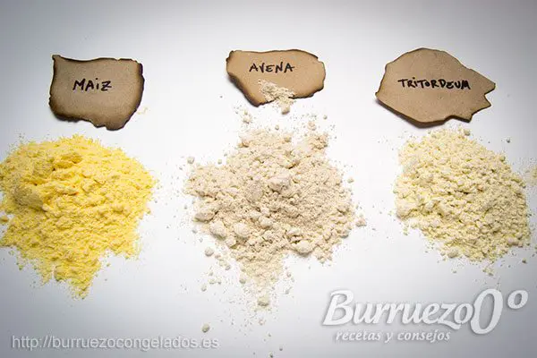 Harina de maíz, avena y tritordeum.