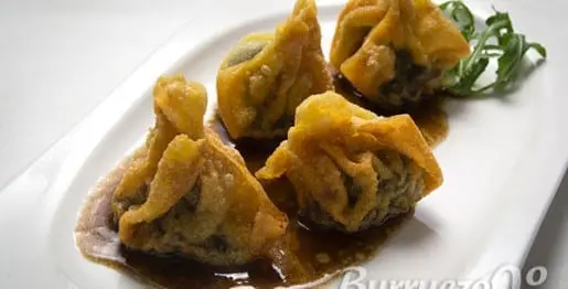 Raviolis de ternera con setas de Burruezo congelados