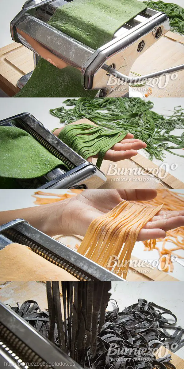 Máquina aplanadora y cortadora de pasta