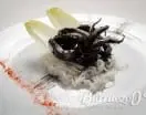 Barquillo de calamar en su jugo y tinta