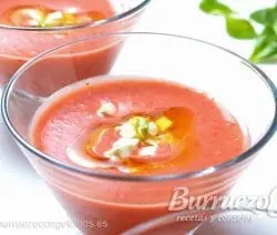 Gazpacho de fresas de Burruezo congelados