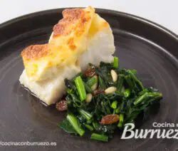 bacalao gratinado horno ajo miel