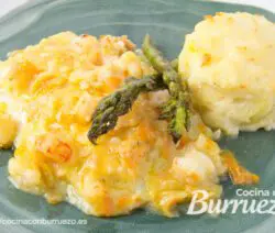 filete de gallo san pedro al horno gratinado con gambas